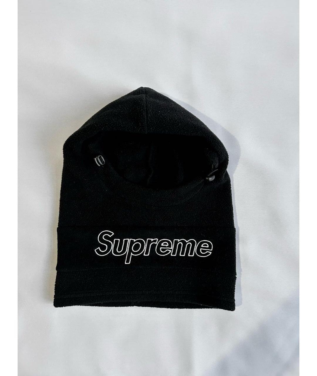SUPREME Черная шапка, фото 5