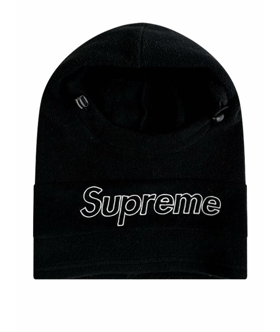 SUPREME Черная шапка, фото 1