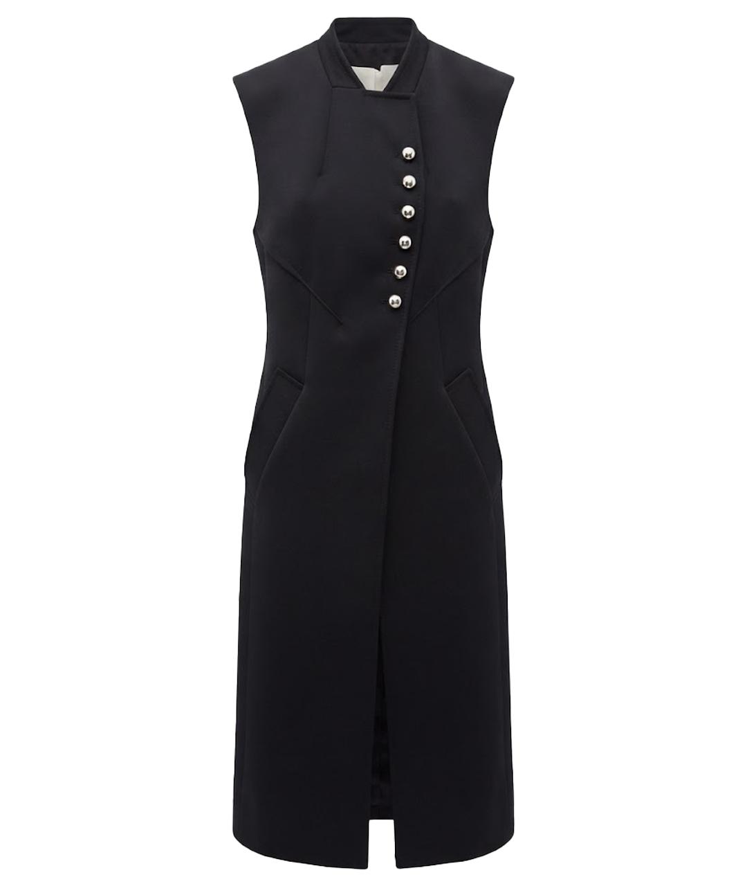 3.1 PHILLIP LIM Черное атласное коктейльное платье, фото 1