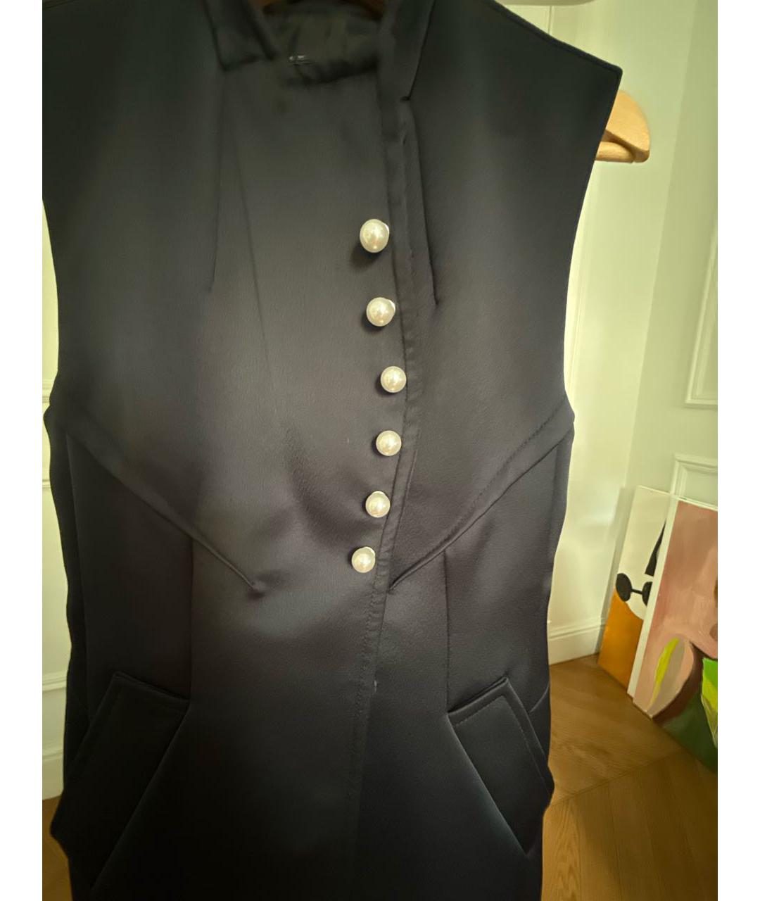 3.1 PHILLIP LIM Черное атласное коктейльное платье, фото 4