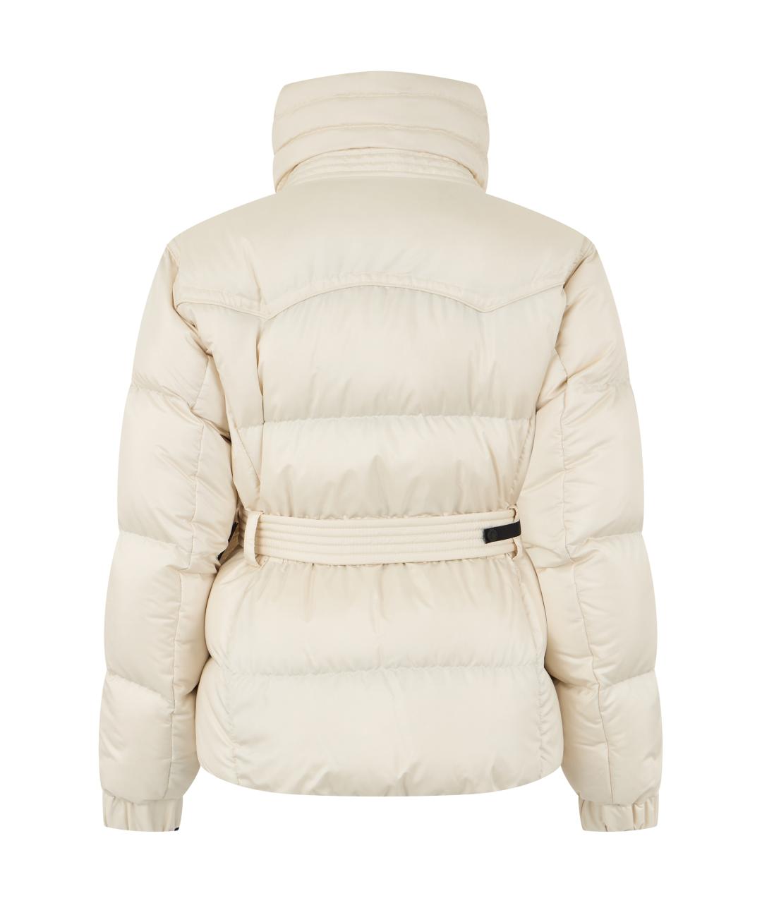 MONCLER GRENOBLE Белый синтетический пуховик, фото 2