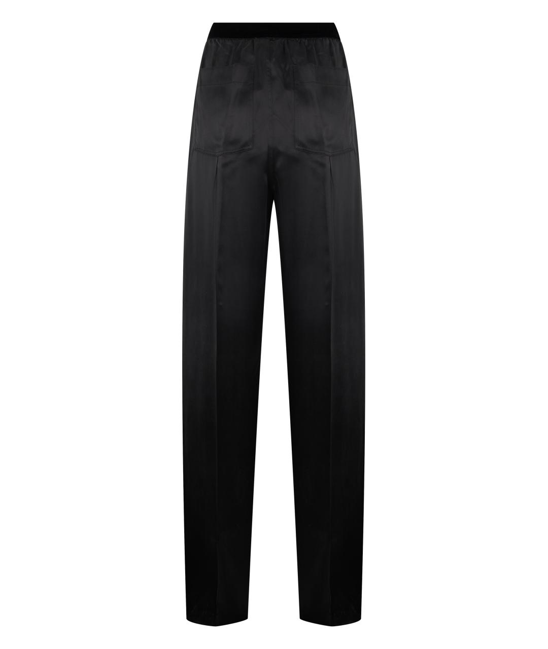 TOM FORD Черные шелковые прямые брюки, фото 2
