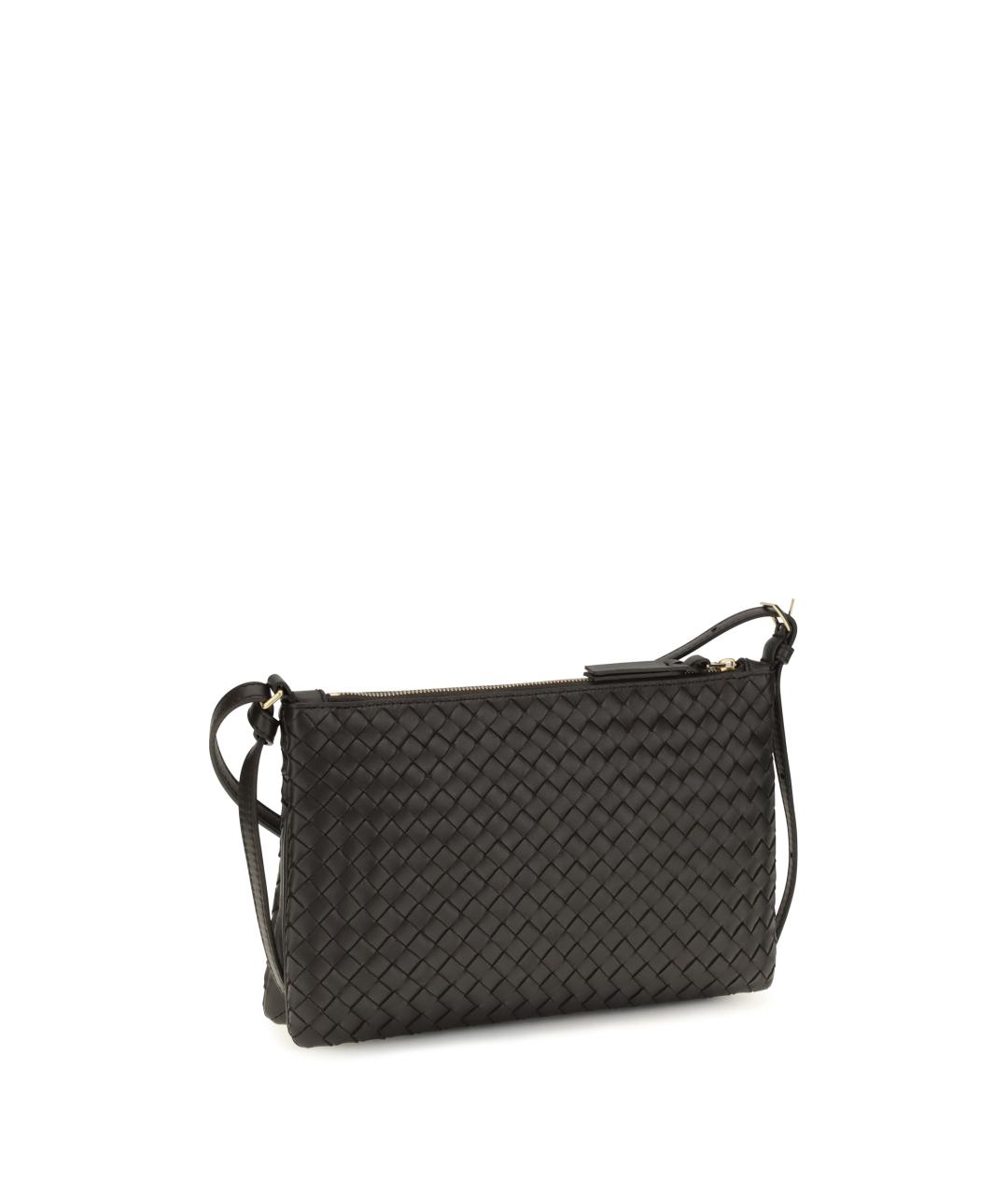 BOTTEGA VENETA Коричневая кожаная сумка через плечо, фото 3