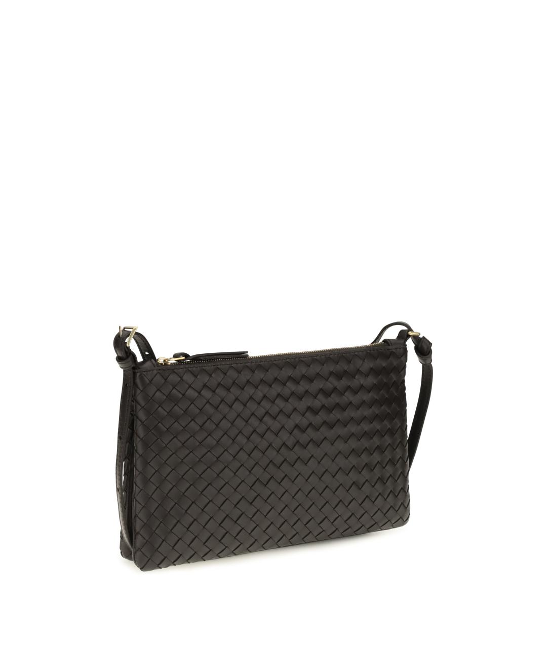 BOTTEGA VENETA Коричневая кожаная сумка через плечо, фото 2