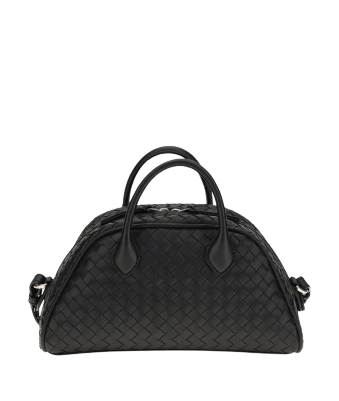BOTTEGA VENETA Черная кожаная сумка тоут, фото 1