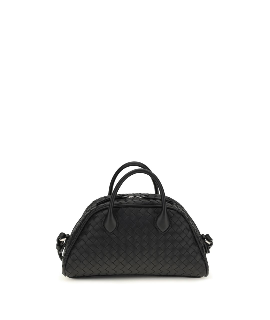 BOTTEGA VENETA Черная кожаная сумка тоут, фото 5