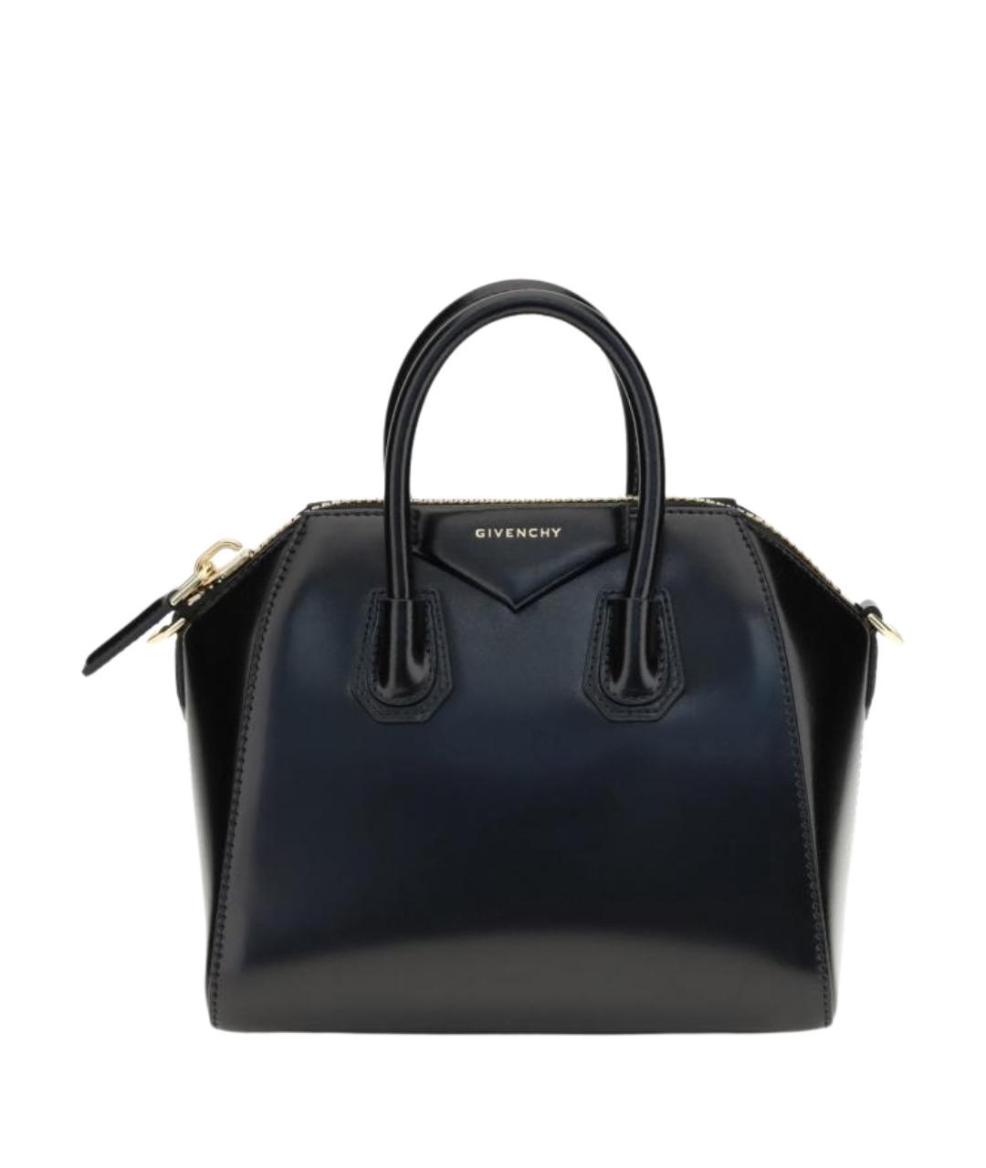 GIVENCHY Черная кожаная сумка тоут, фото 1