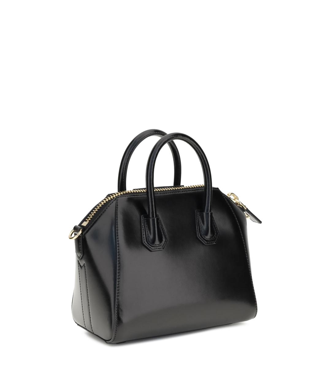 GIVENCHY Черная кожаная сумка тоут, фото 3