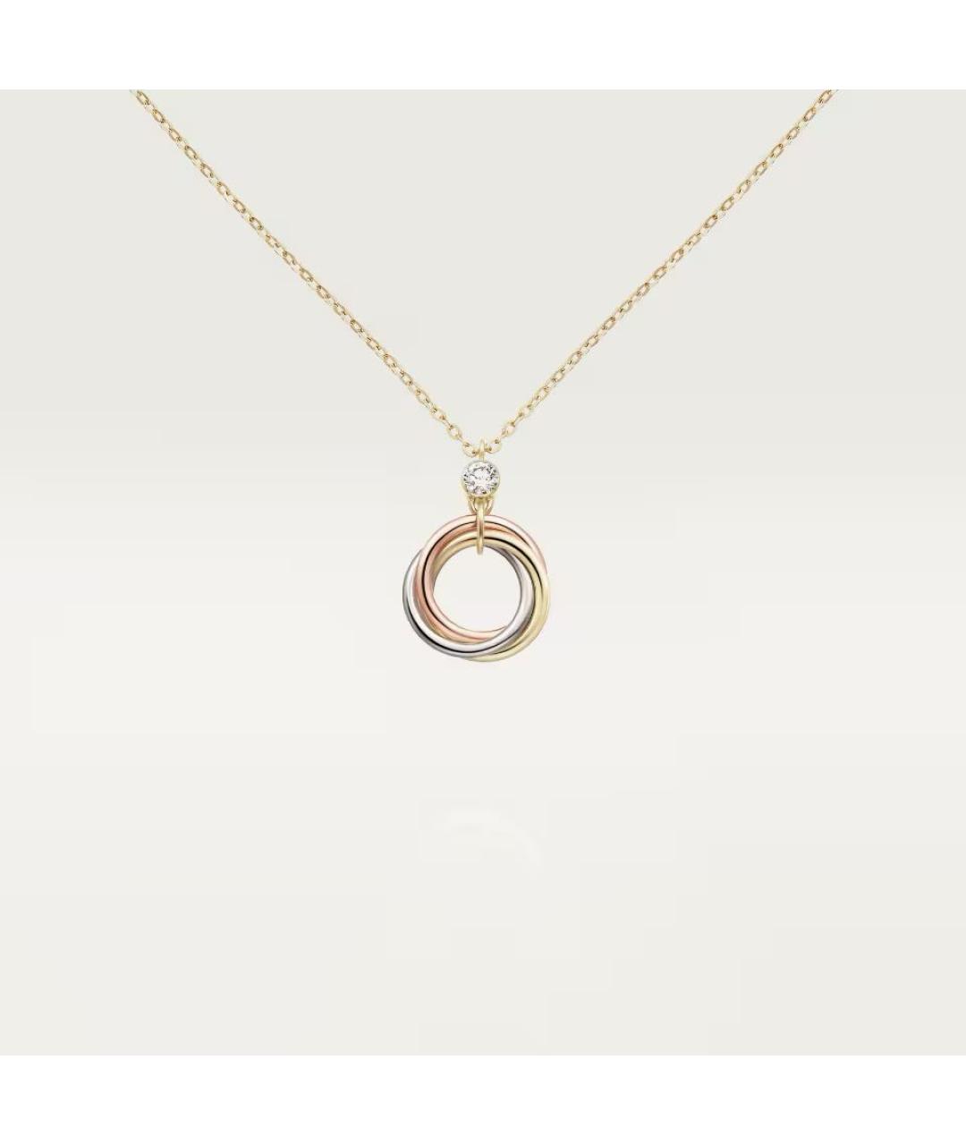 CARTIER Мульти колье из желтого золота, фото 3
