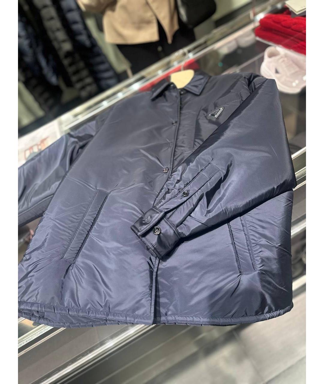PRADA Темно-синяя куртка, фото 2