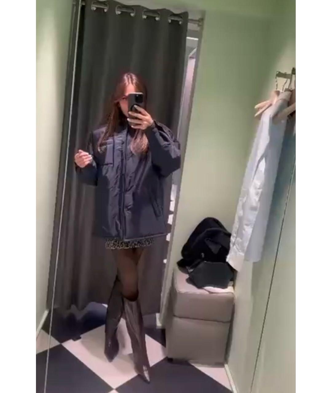 PRADA Темно-синяя куртка, фото 4