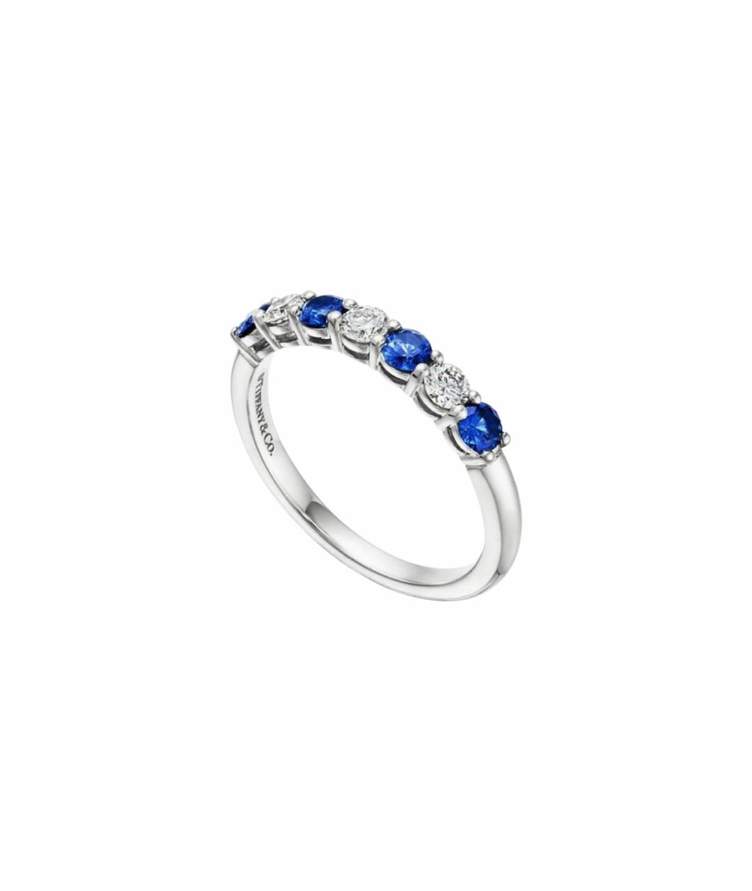 TIFFANY&CO Белое платиновое кольцо, фото 1