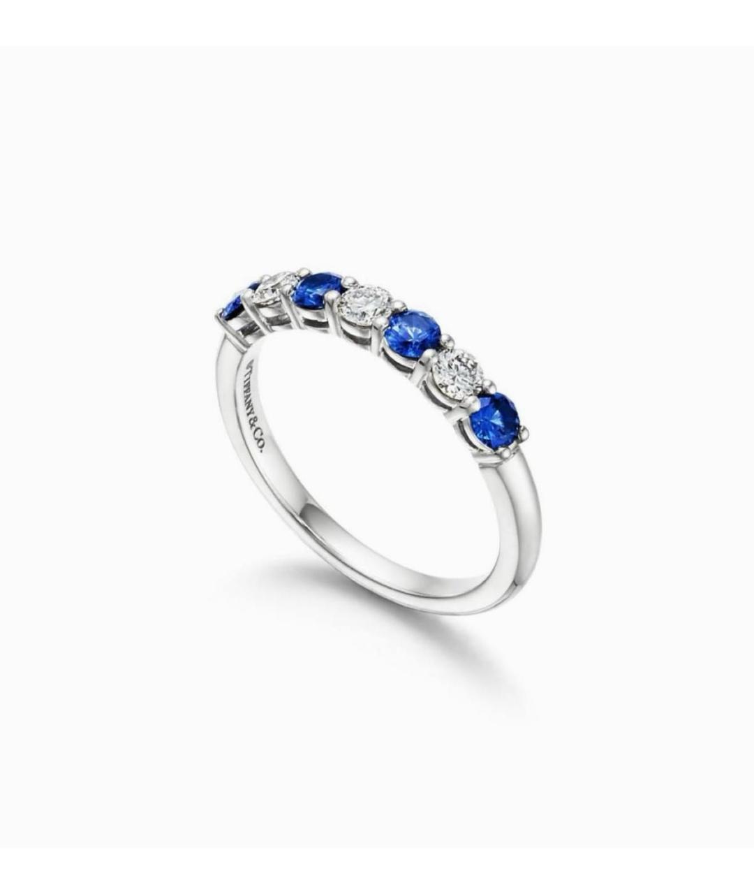 TIFFANY&CO Белое платиновое кольцо, фото 7