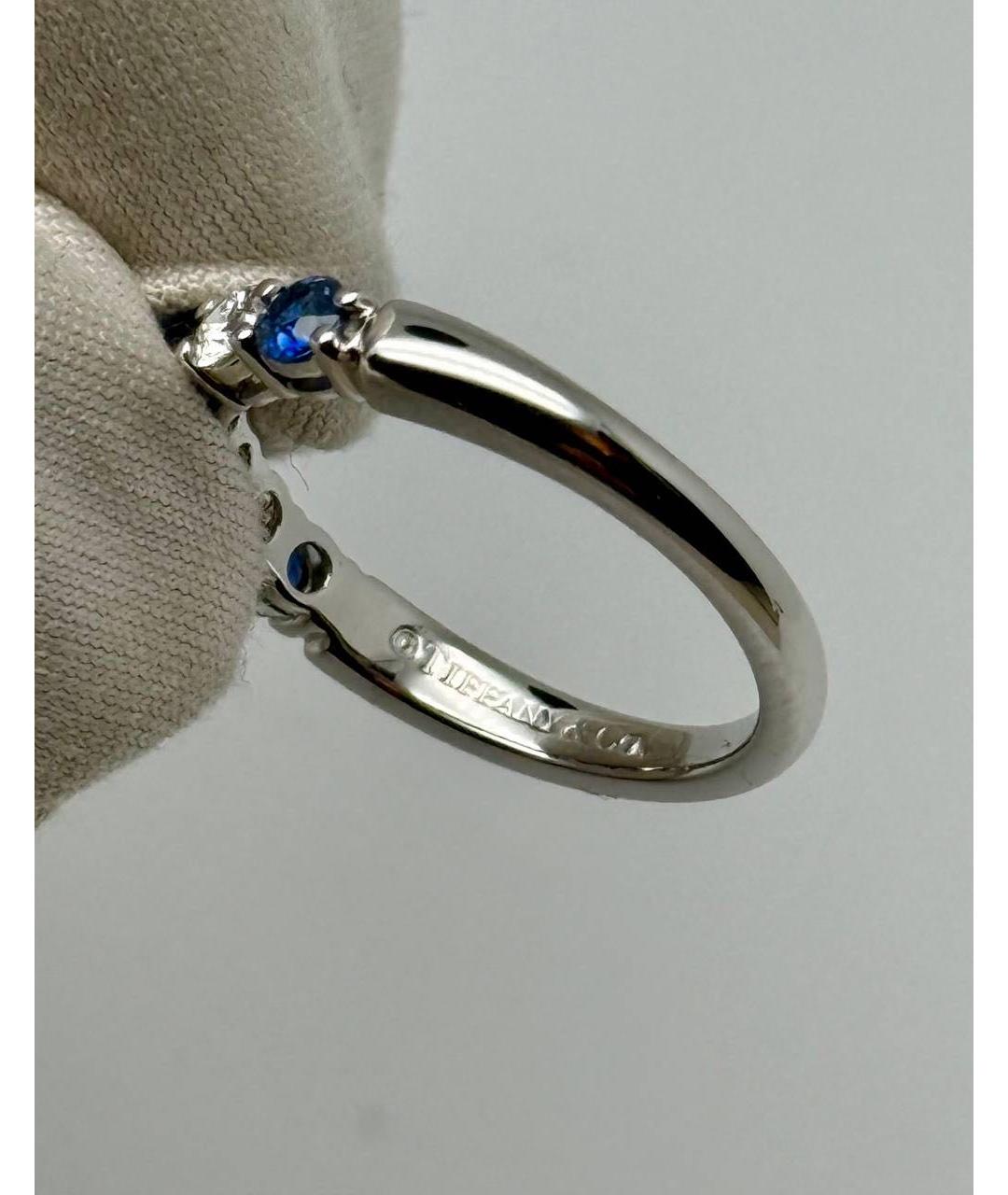 TIFFANY&CO Белое платиновое кольцо, фото 6