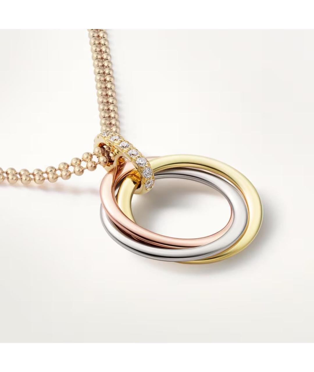CARTIER Мульти колье из желтого золота, фото 2