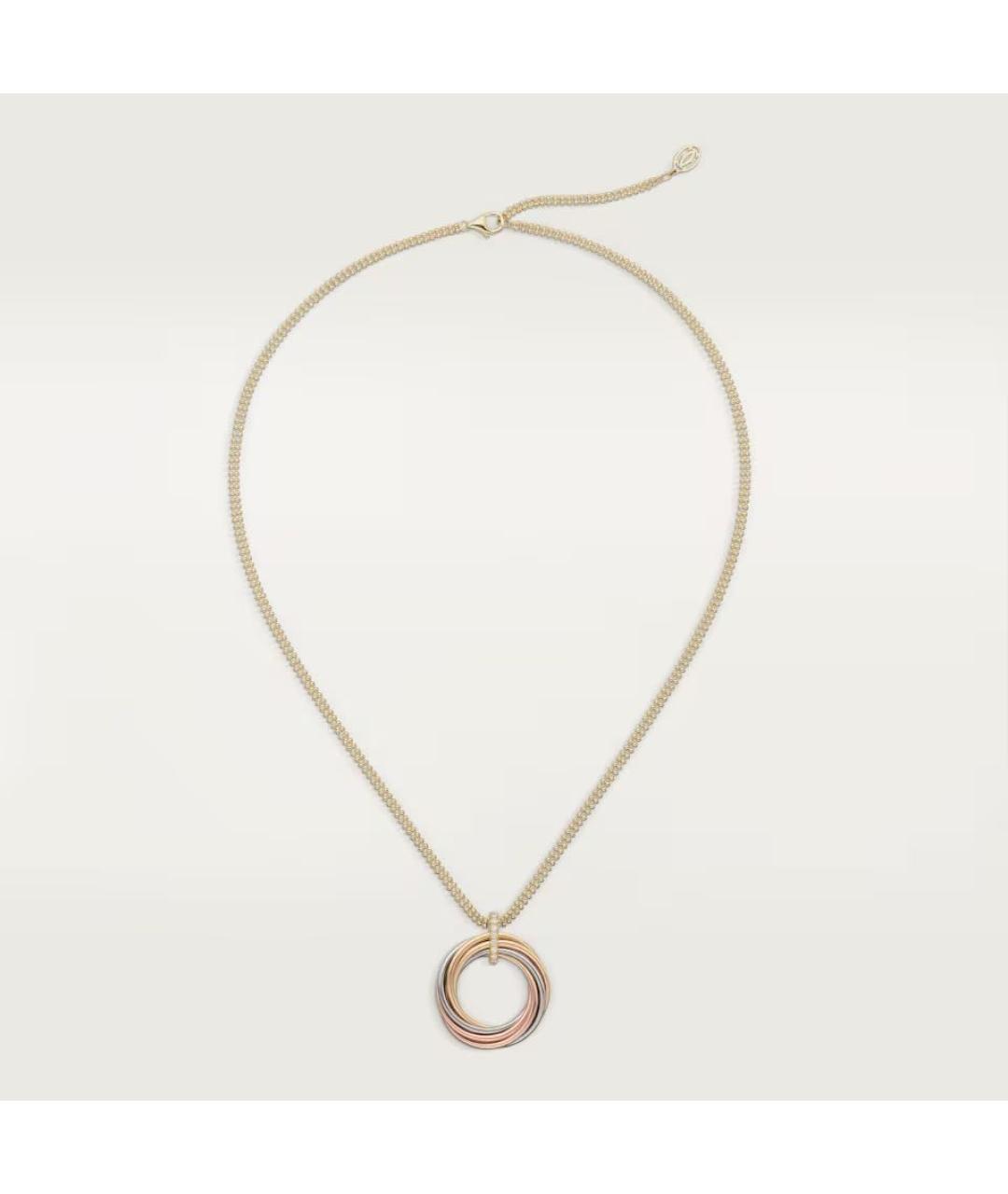 CARTIER Мульти колье из желтого золота, фото 9