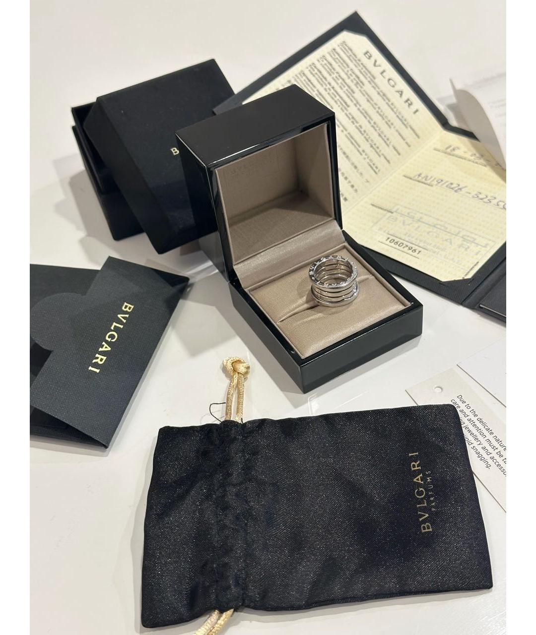 BVLGARI Белое кольцо из белого золота, фото 3