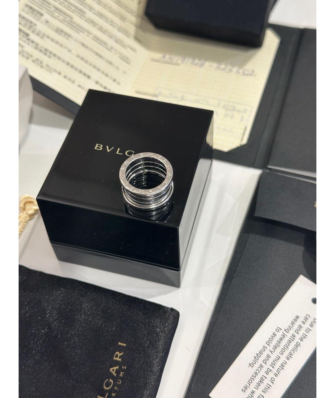 BVLGARI Белое кольцо из белого золота, фото 7
