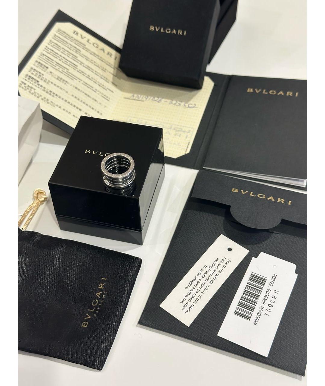BVLGARI Белое кольцо из белого золота, фото 4