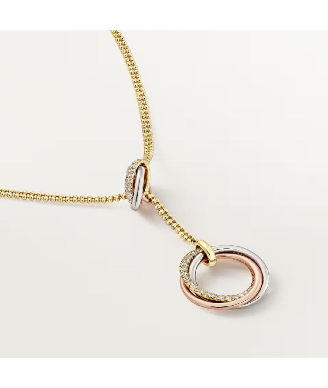 CARTIER Мульти колье из желтого золота, фото 4