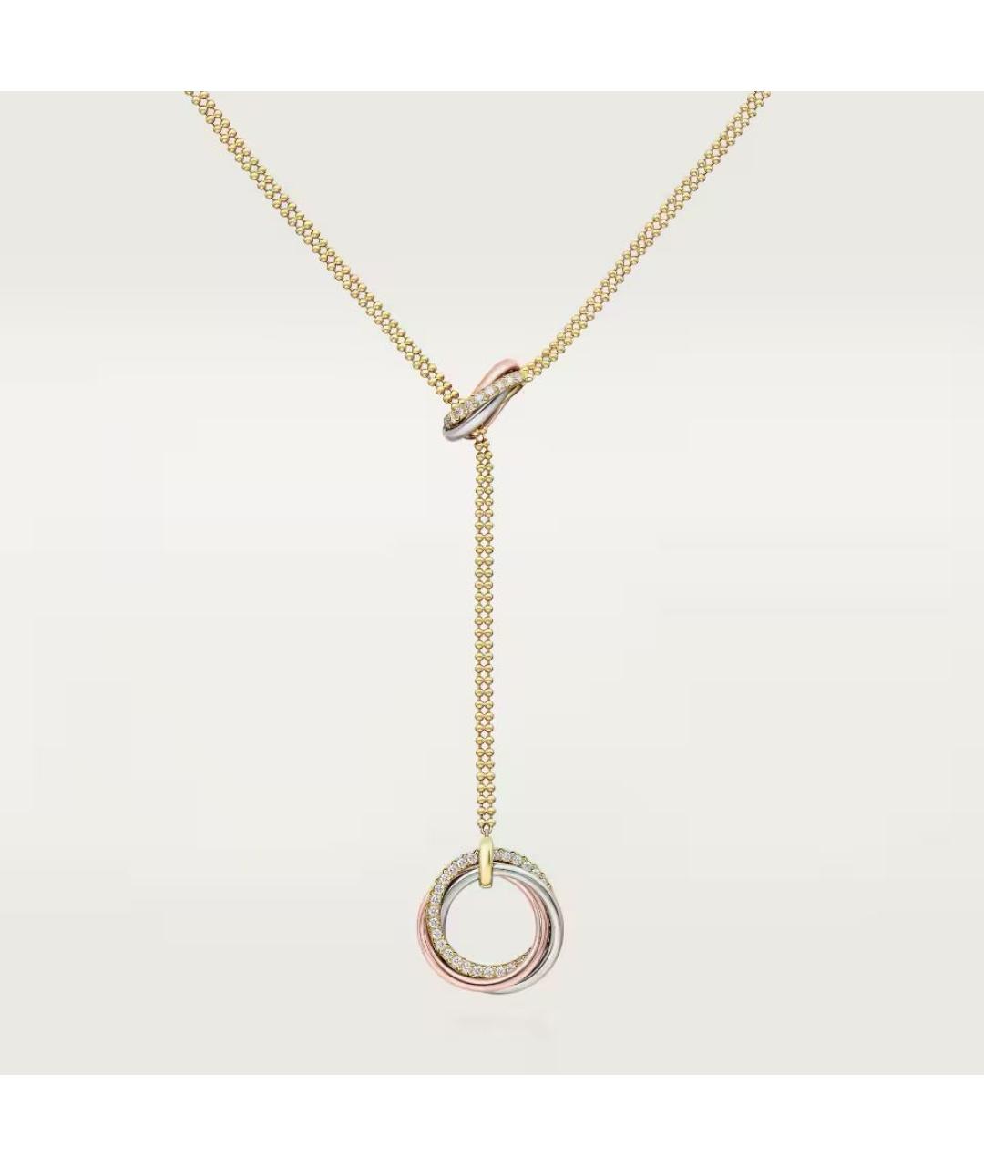 CARTIER Мульти колье из желтого золота, фото 2