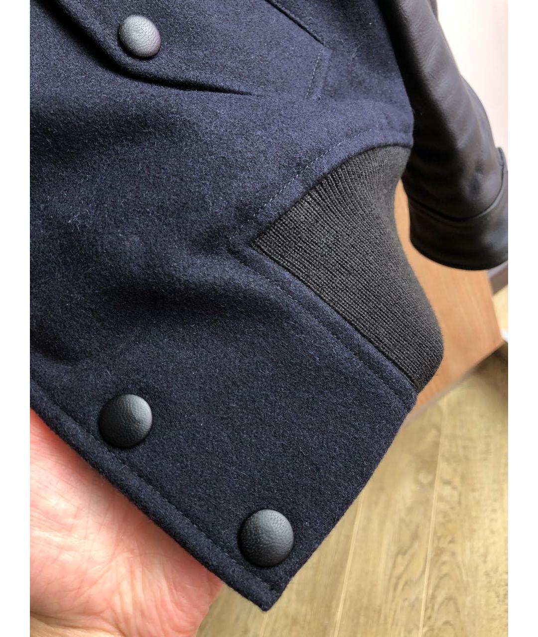 AMI Темно-синяя шерстяная куртка, фото 5