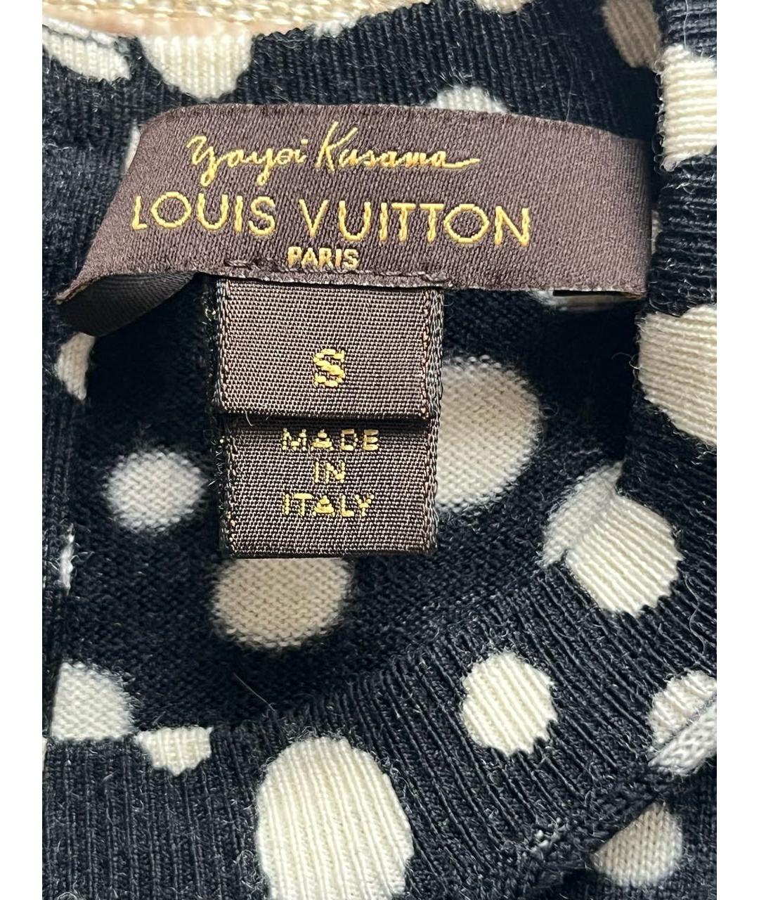 LOUIS VUITTON Черный шерстяной джемпер / свитер, фото 3