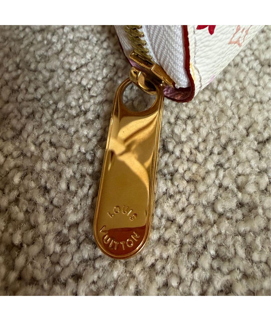 LOUIS VUITTON Белый кошелек, фото 4