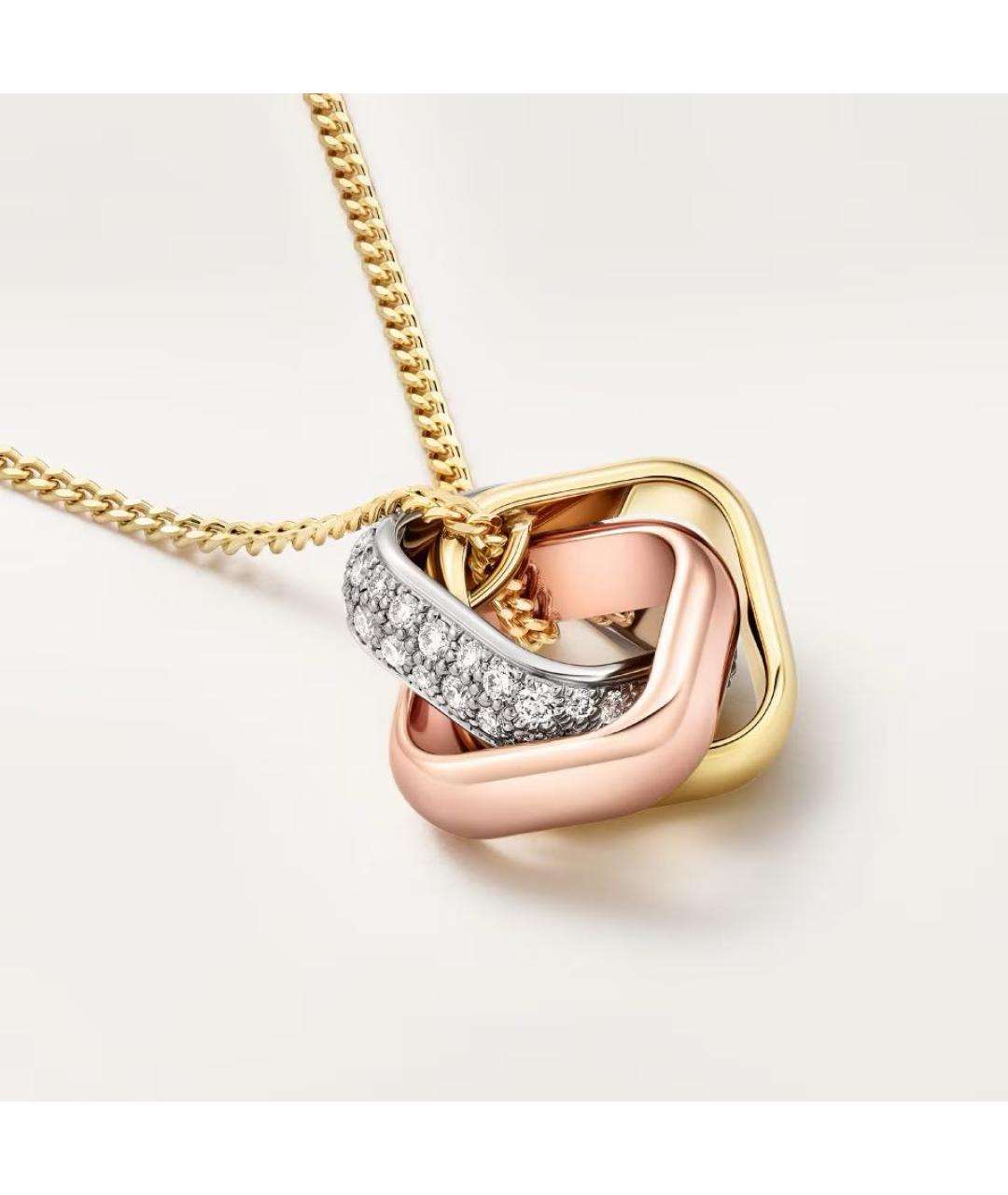 CARTIER Мульти колье из желтого золота, фото 2