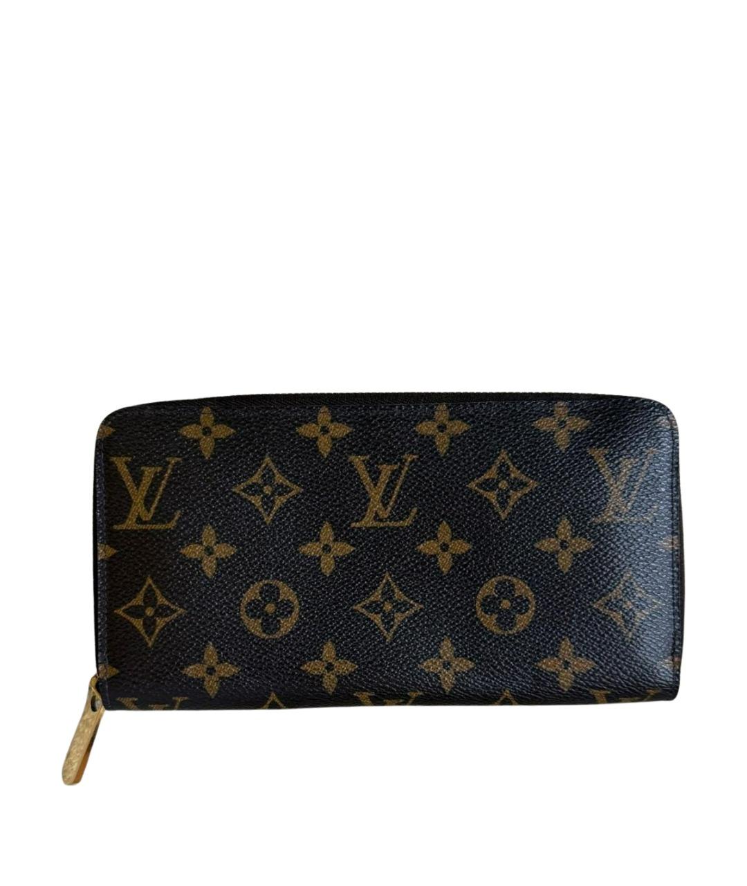LOUIS VUITTON Коричневый кошелек, фото 1