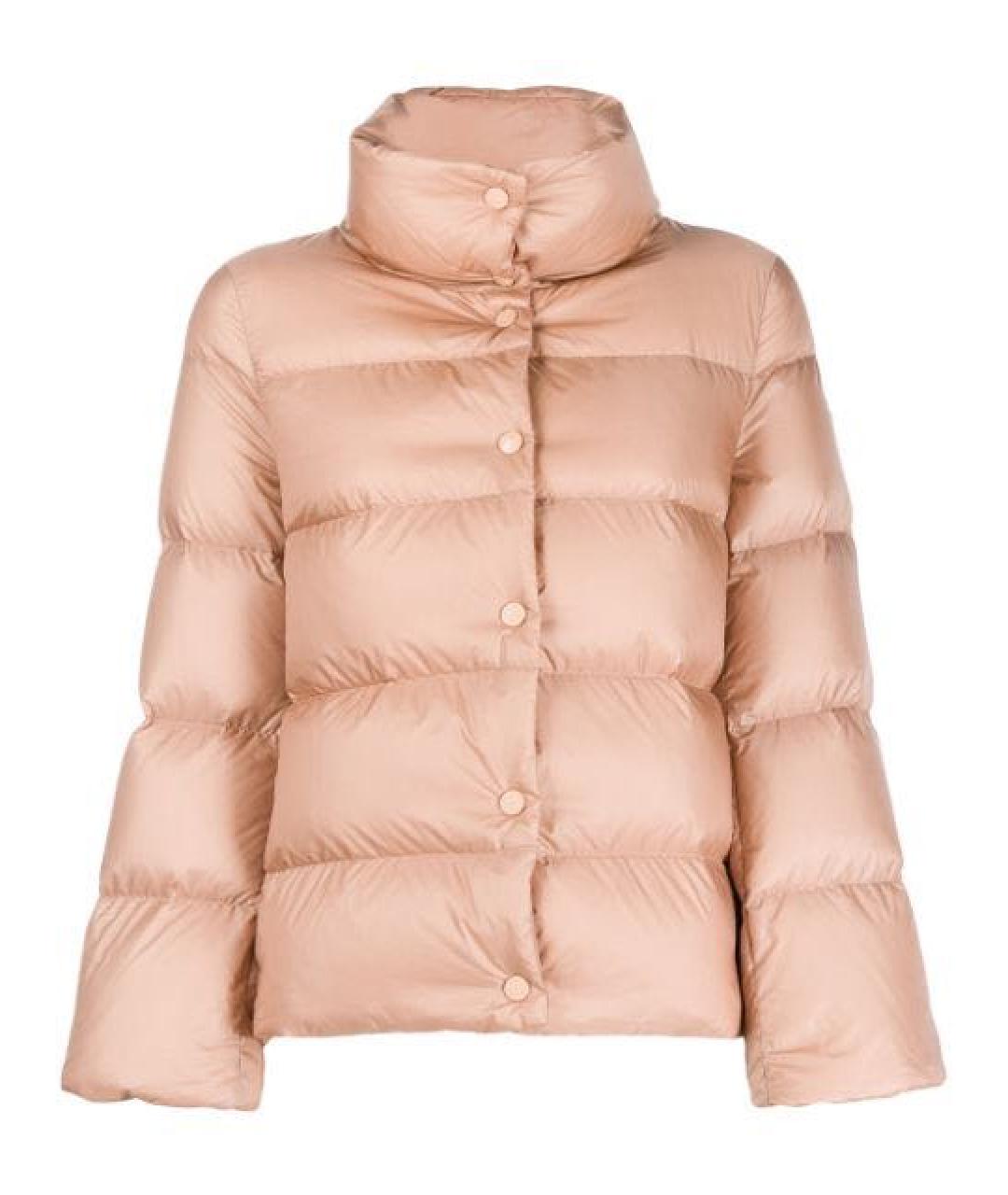 MONCLER Бежевый пуховик, фото 7