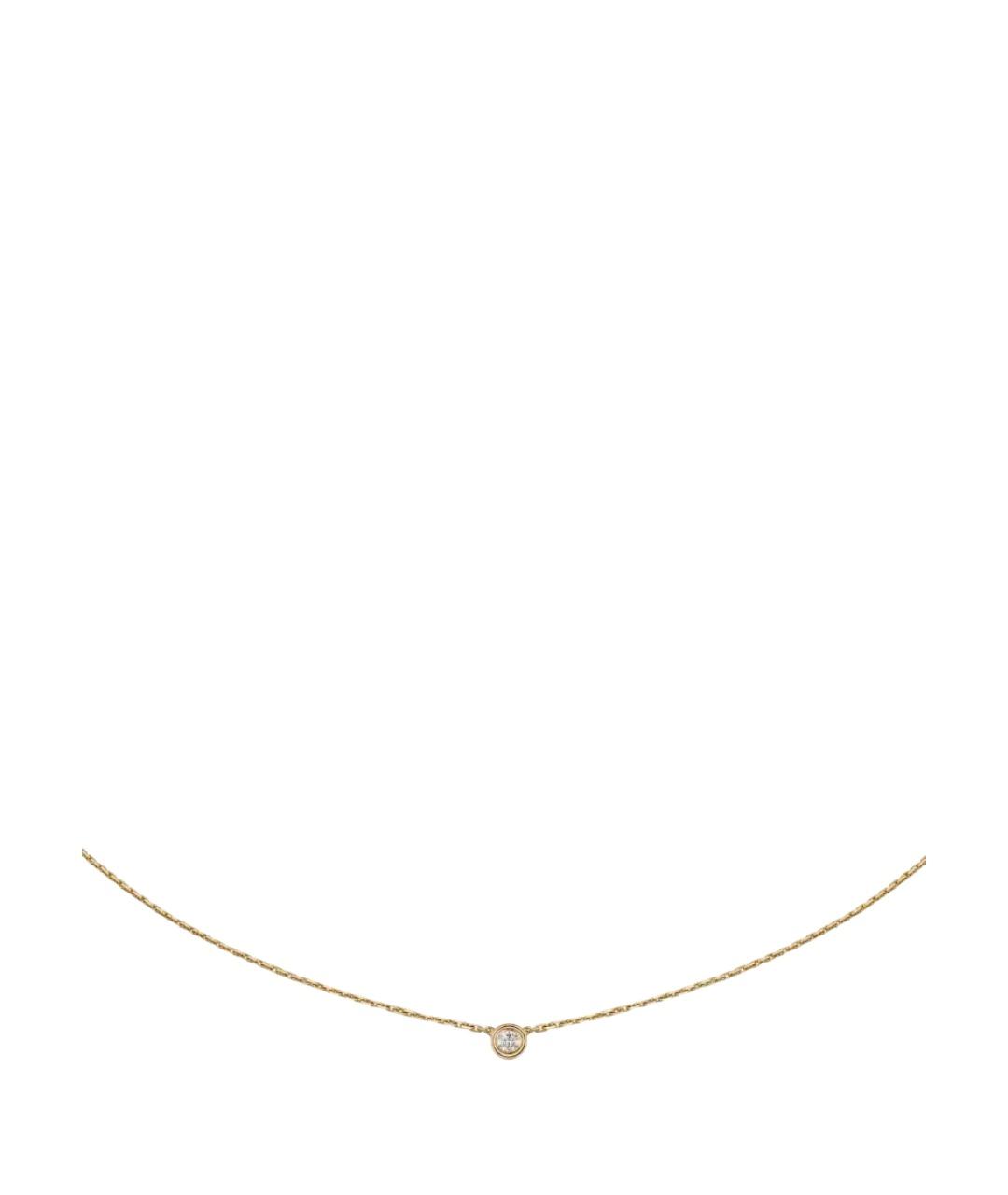 CARTIER Золотое колье из желтого золота, фото 1