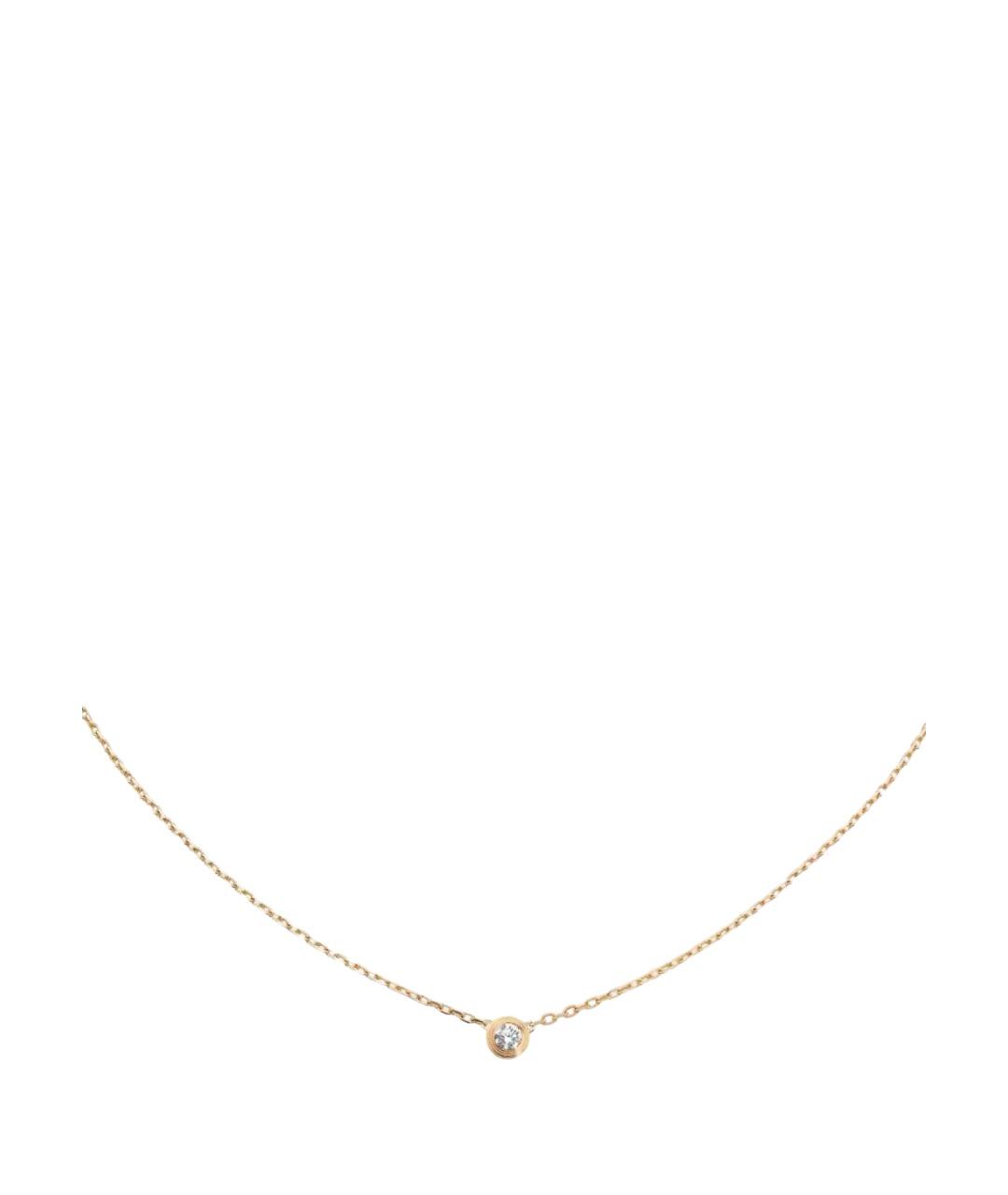 CARTIER Золотое колье из желтого золота, фото 1