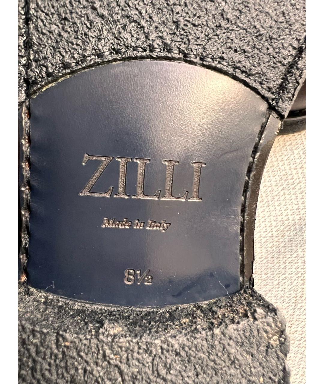 ZILLI Коричневые кожаные туфли, фото 8