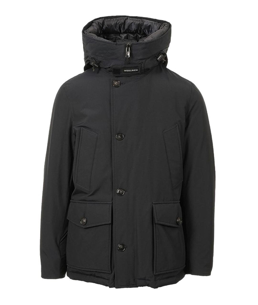 WOOLRICH Темно-синяя полиамидовая парка, фото 1
