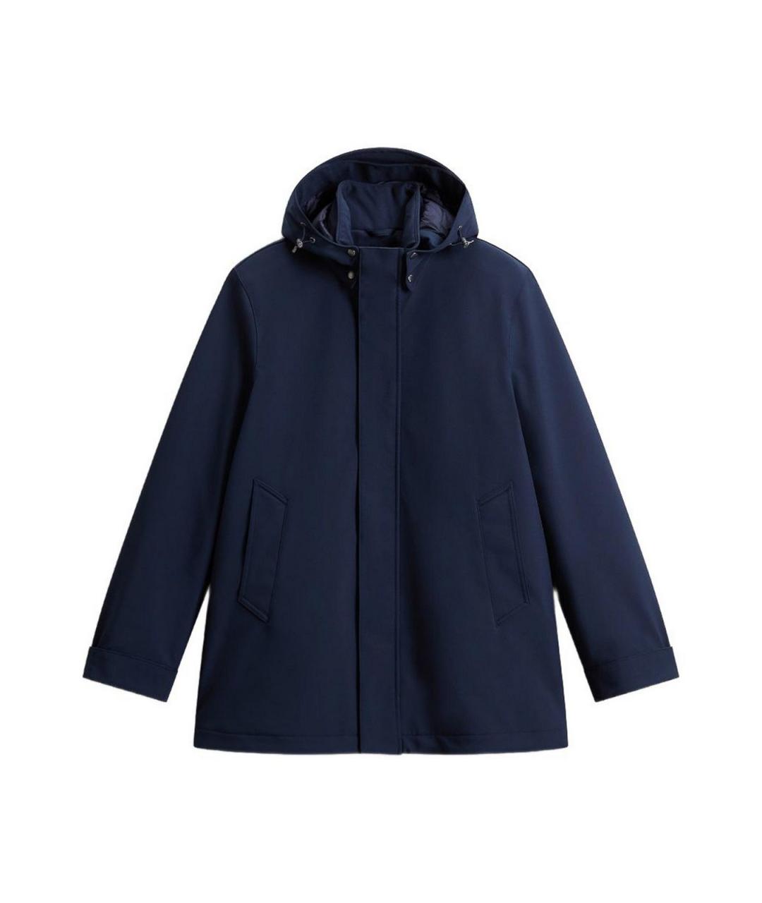 WOOLRICH Синяя полиэстеровая парка, фото 1
