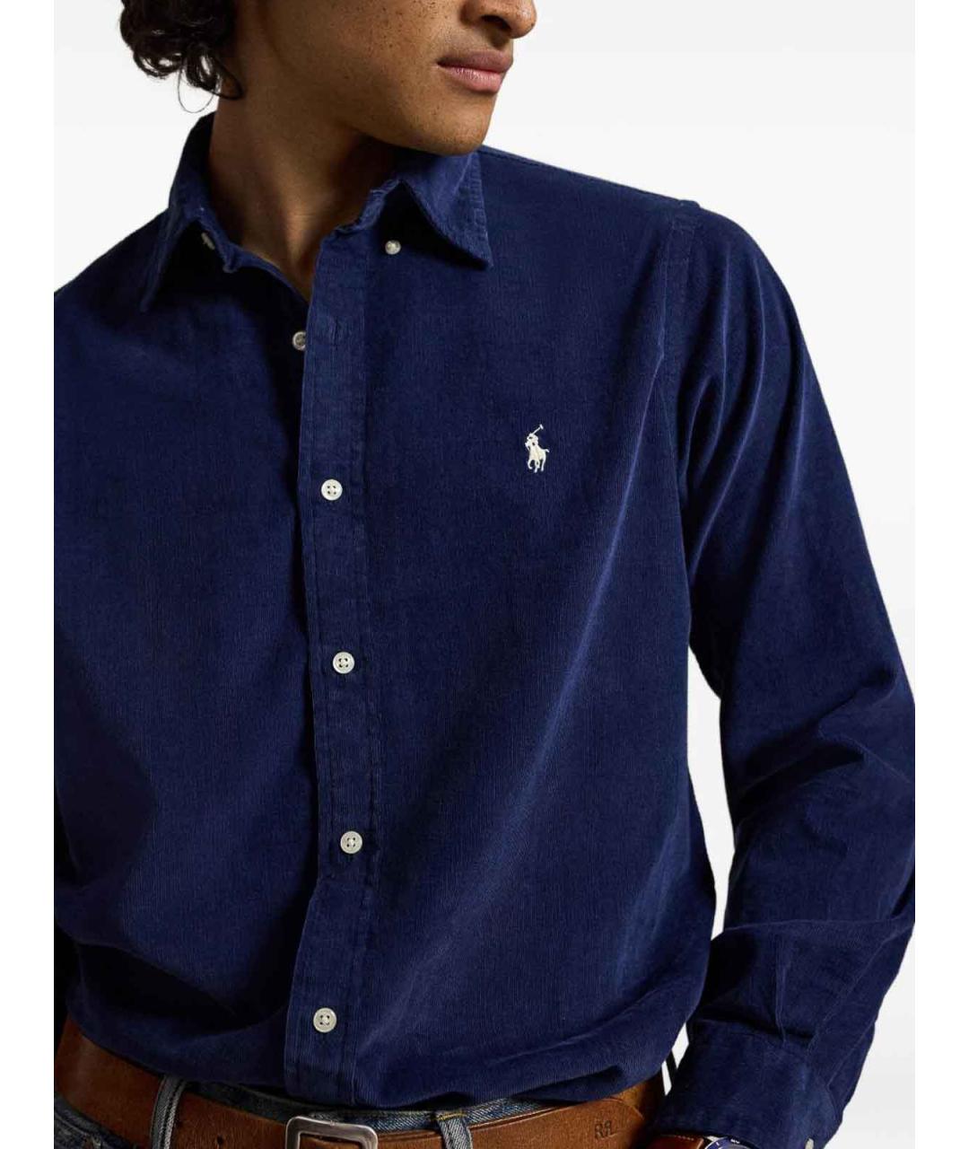 POLO RALPH LAUREN Синяя кэжуал рубашка, фото 3