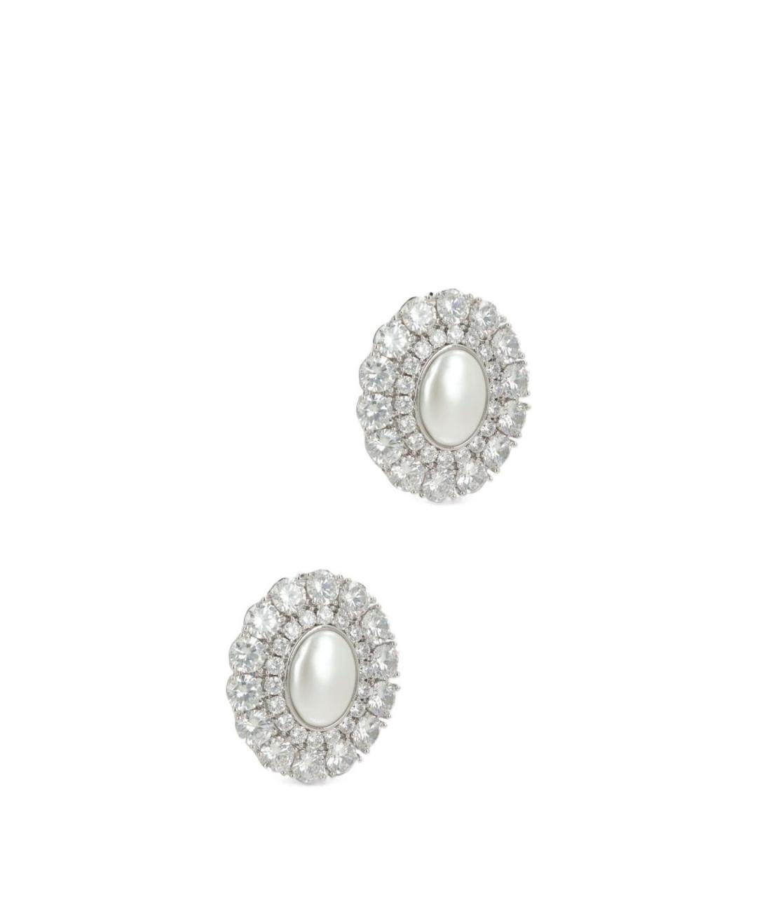 SELF-PORTRAIT Серые металлические серьги, фото 2