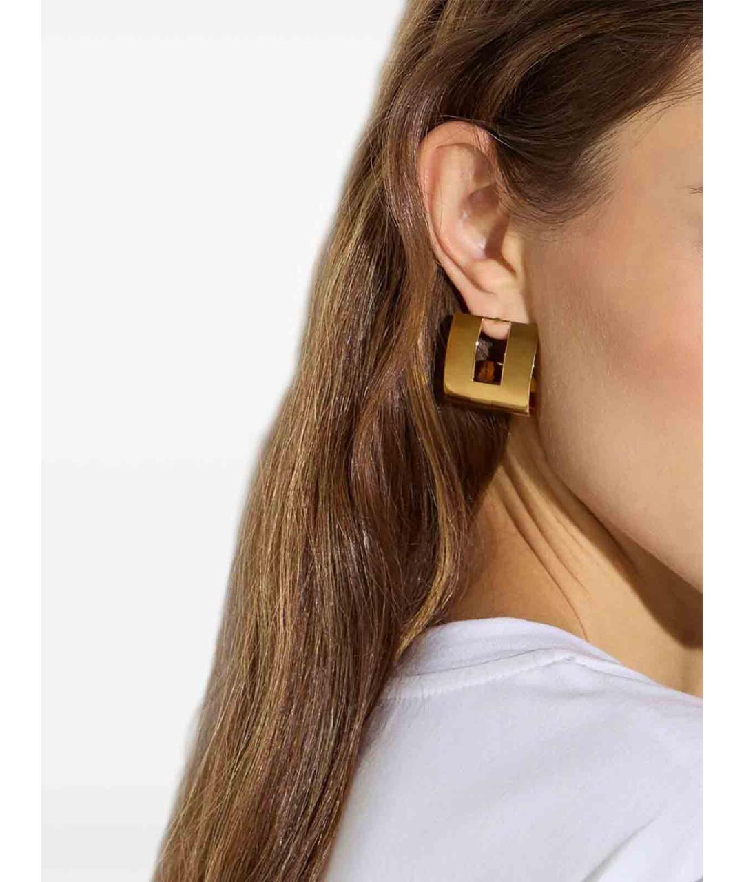 ELISABETTA FRANCHI Золотые серьги из желтого золота, фото 2