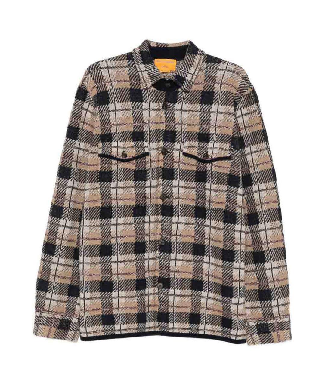 GUEST IN RESIDENCE Коричневая кашемировая кэжуал рубашка, фото 1