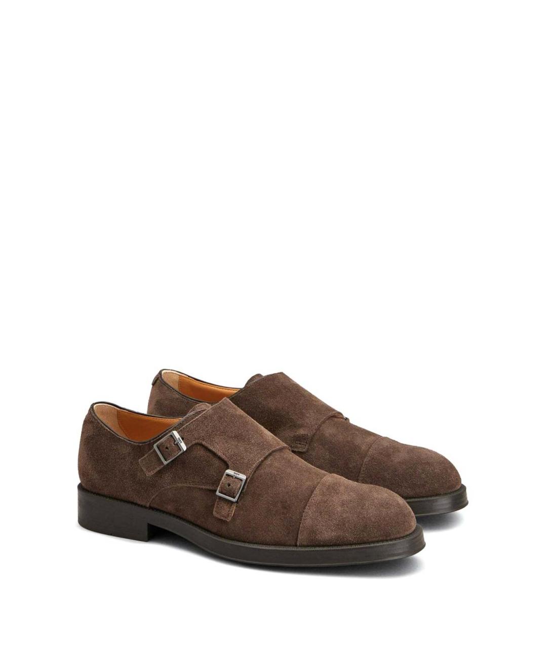 TOD'S Коричневые замшевые туфли, фото 4