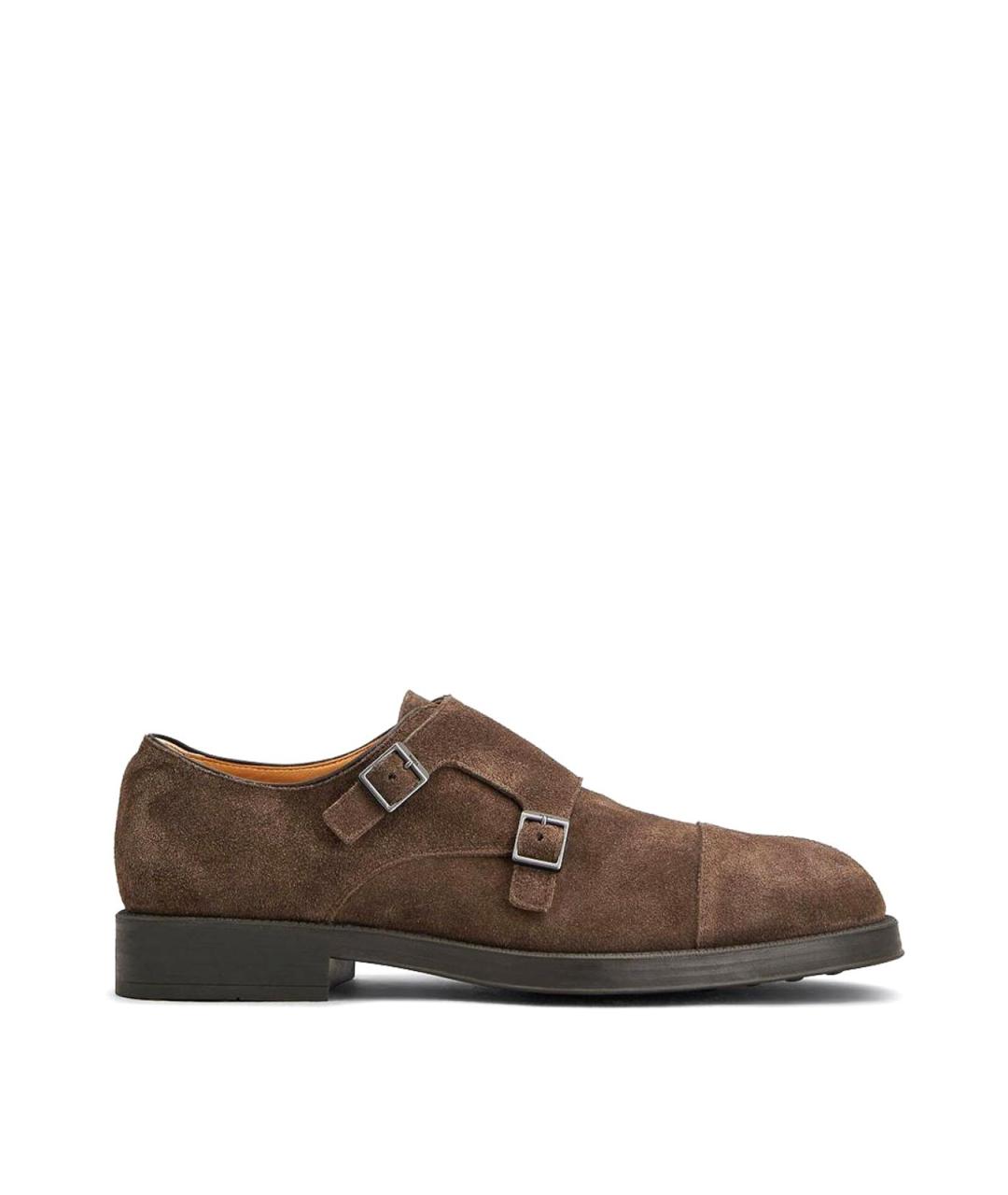 TOD'S Коричневые замшевые туфли, фото 5