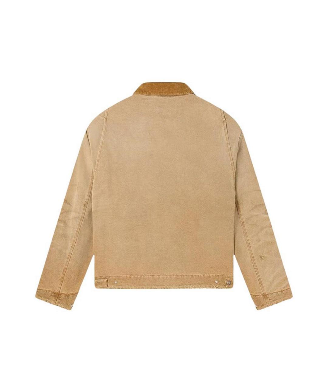 GOLDEN GOOSE Бежевая хлопковая куртка, фото 2