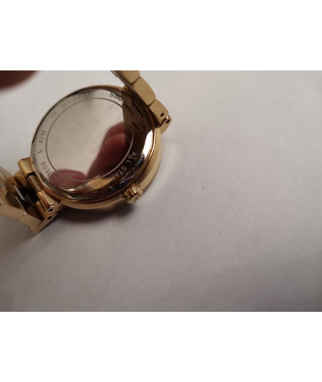 MICHAEL KORS Золотые стальные часы, фото 2