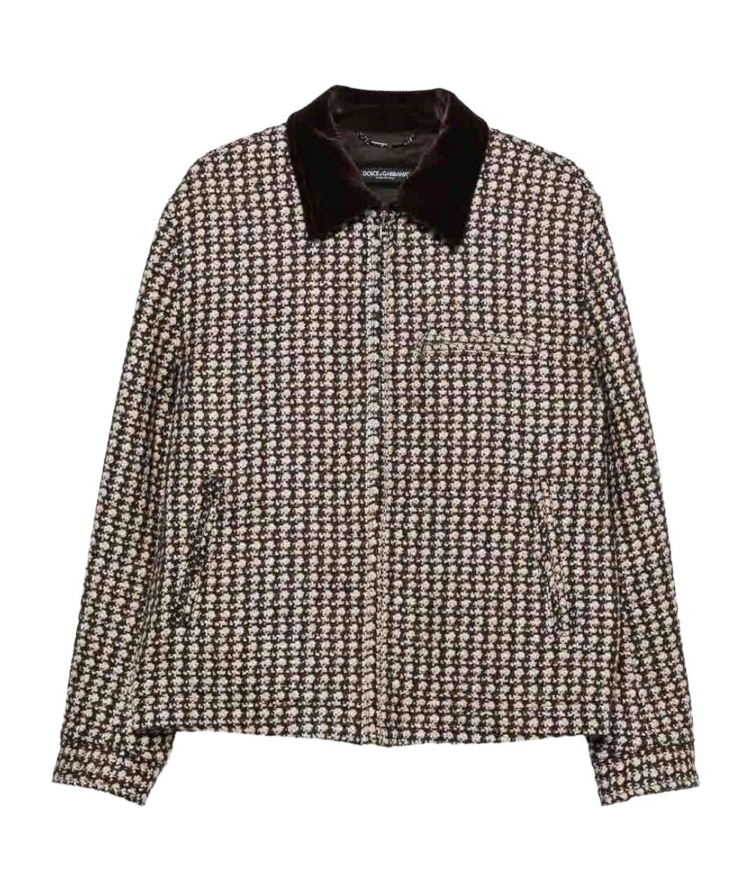 DOLCE&GABBANA Мульти шерстяная куртка, фото 1