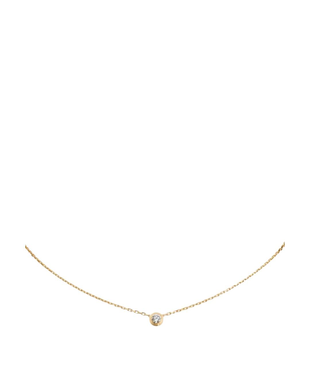 CARTIER Золотое колье из желтого золота, фото 1
