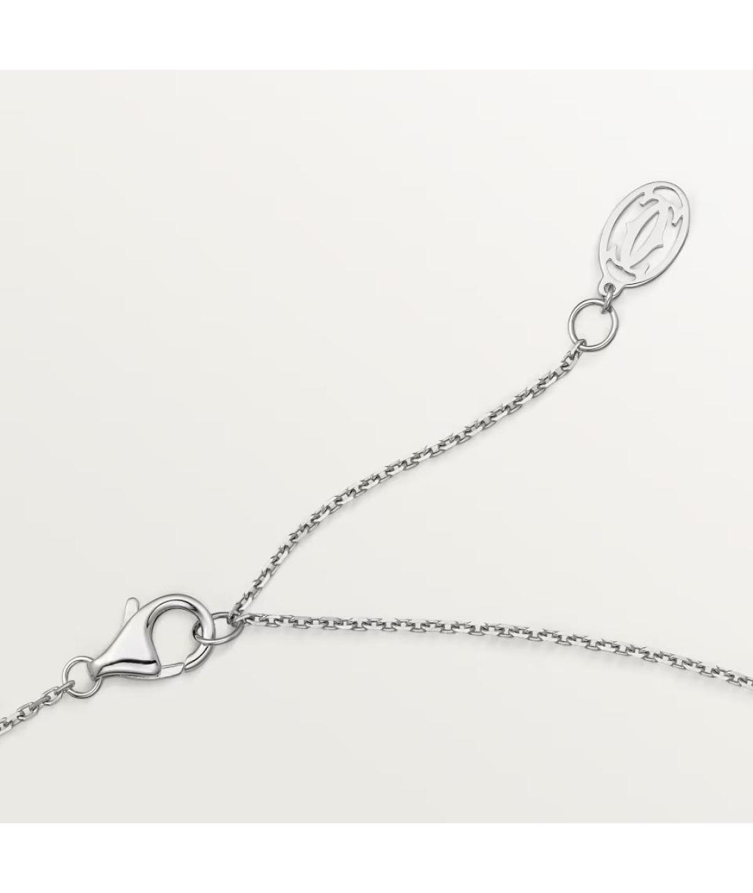 CARTIER Серебряное колье из белого золота, фото 4
