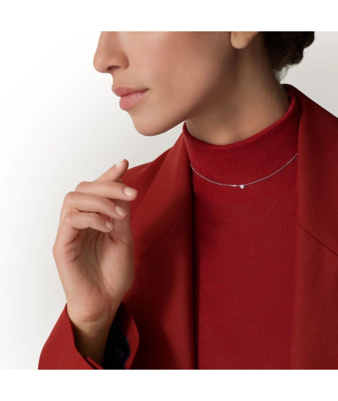 CARTIER Серебряное колье из белого золота, фото 5