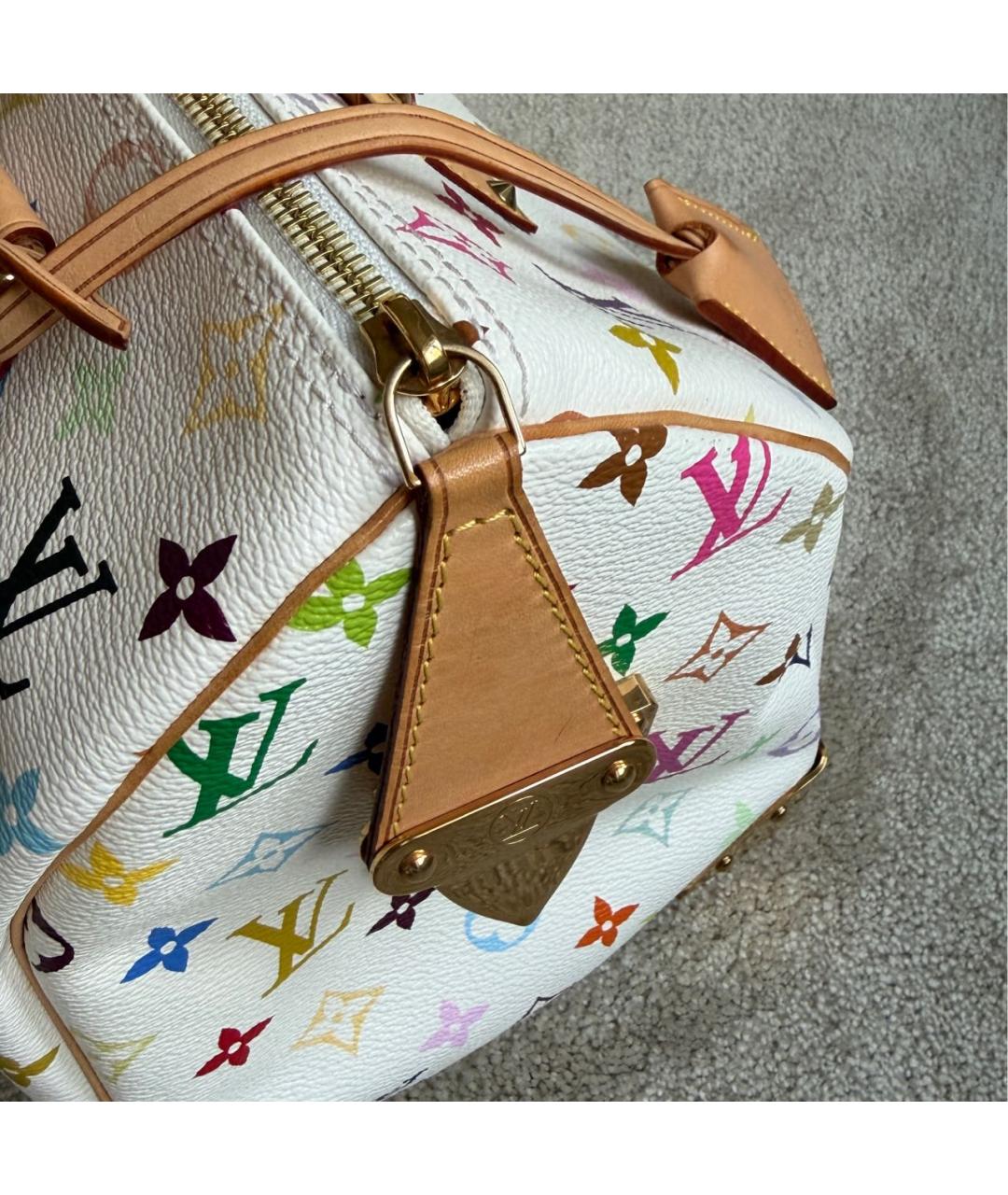 LOUIS VUITTON Кожаная сумка с короткими ручками, фото 8