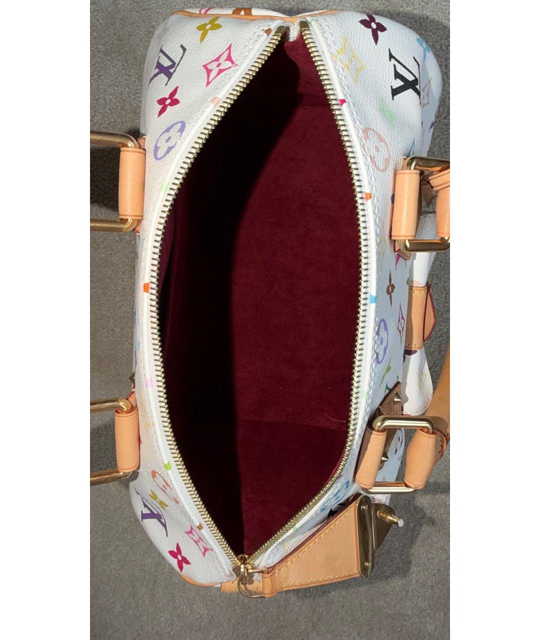 LOUIS VUITTON Кожаная сумка с короткими ручками, фото 4